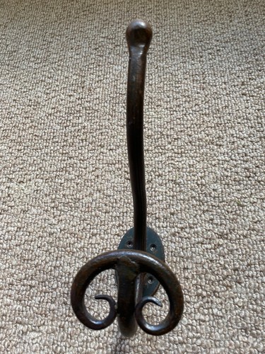 Large vintage iron coat - large, hooks