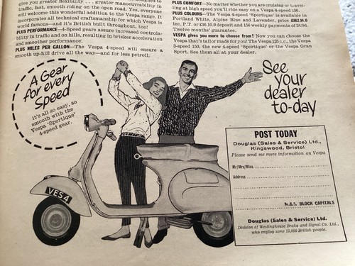 Vespa douglas sportique - douglas,