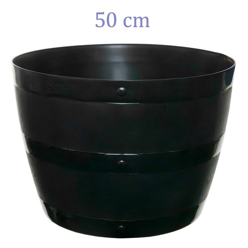Plastic plant barrel - plant, planter