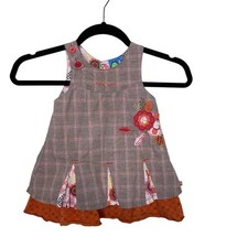Gagou Tagou Plaid Dress Jumper