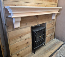 REAL PINE CHUNKY MANTLE SHELF