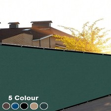 3' 4' 5' 6' 8' Pirvacy Screen Fence Windscreen Garden Fabric Netting Mesh Shade