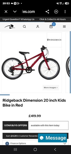 Ridgeback dimension inch - dimension,