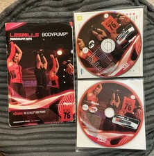 Les Mills BODYPUMP BODY PUMP 76 DVD and CD and CHOREOGRAPHY NOTES