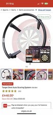 Target Darts Omni Auto Scoring System Dartboard Smart LED Ring Score Counter