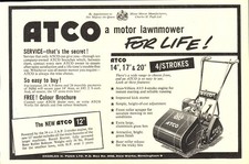 Vintage 1960 Advert ATCO