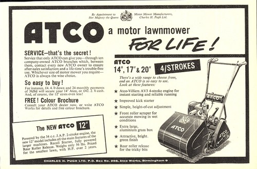 Vintage 1960 advert atco - advert,