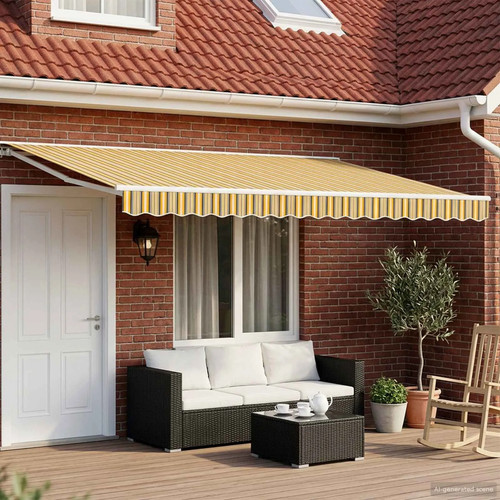 Manual awning frame - manual, with