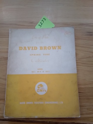 David brown spring tine - spring,