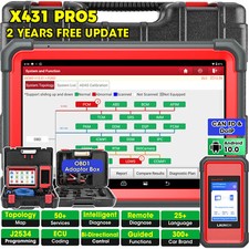 LAUNCH X431 PRO 5 PAD V OBD2 Diagnostic Tool ALL SYSTEM J2534 ECU Programming