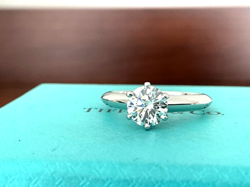 Tiffany platinum diamond - &,