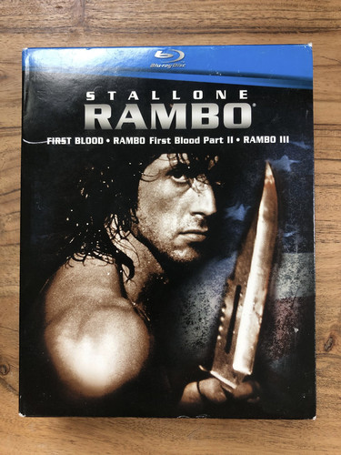 Rambo trilogy blu ray - rambo:, blu-ray