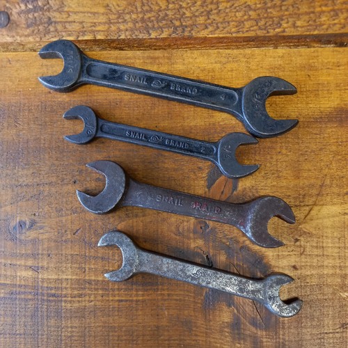 Vintage open ended spanners - vintage,