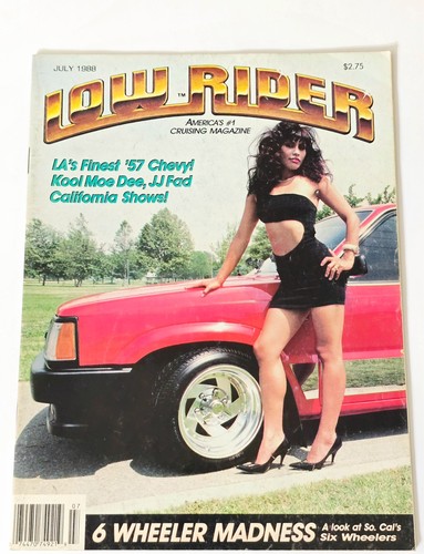 Lowrider magazine july 1988 - magazine,