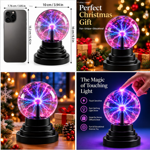 Plasma ball lamp - ball, touch