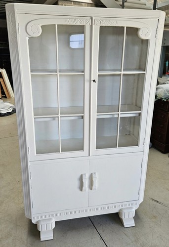 Vintage antique cupboard 40s - vintage,