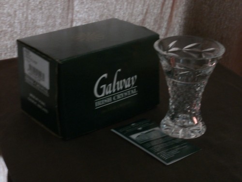 Boxed galway crystal leah - boxed,