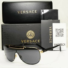 Versace Black Gold Sunglasses