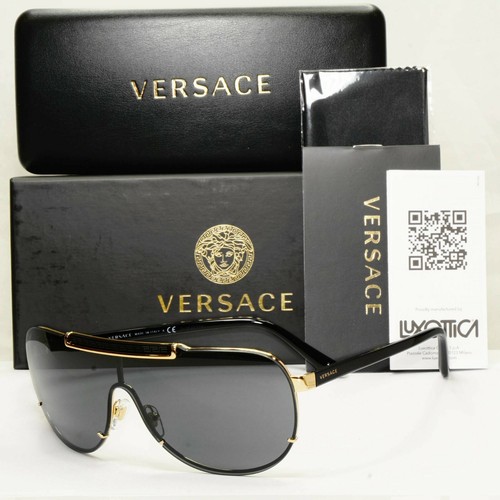 Versace black gold sunglasses - versace,