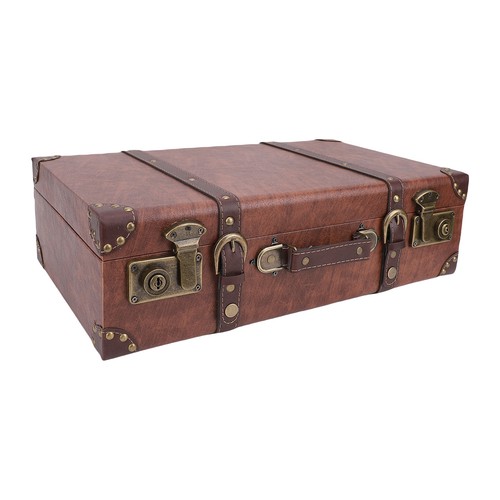 Old wooden suitcase - wooden,