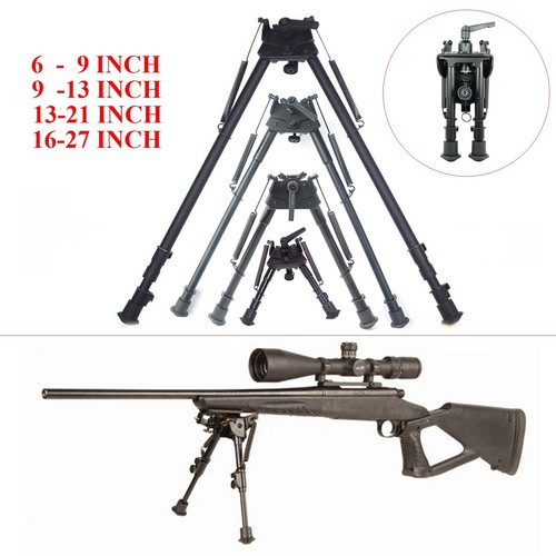 Pivot rotating rifle bipod - rotating,