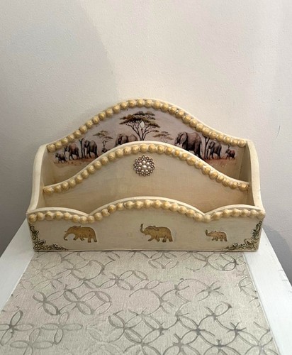 Vintage style wooden letter - wooden,