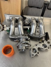 Escort rs turbo S2 throttle body inlet fuel rail adapter plate mfi efi cvh 