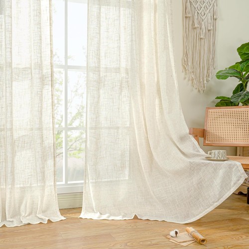 Lamit natural ivory - semi, sheer