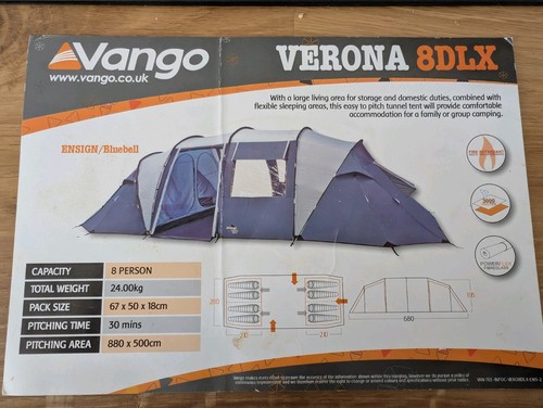 Vango verona 8dlx men tent - verona,