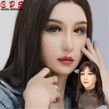 Silicone Female Realistic Head