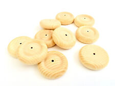 Wooden Wheels Model Making Kits Axles Pulleys - Toy Car Train - 10 x 50mm 2 Inch