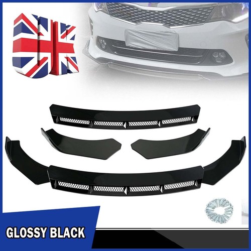 Black front bumper - front, lip