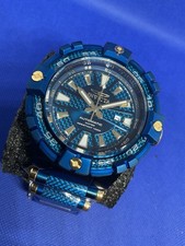 Invicta Bolt 52mm, Seiko Automatic blu/gold Carbon Fibre mod 38140