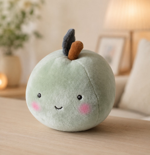 Adorable plush apple green - h&m,