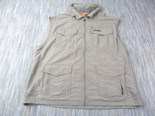 Craghoppers Bear Grylls Utility Vest Mens XXL Grey Multi Pocket Zip Hiking Logo