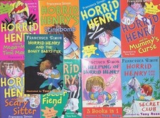 Set of 9 Horrid Henry Books by