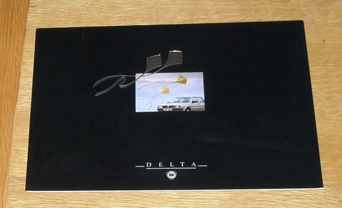 Lancia delta brochure - lancia, 1989