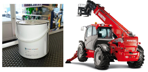 Manitou telehandler red brush - manitou,
