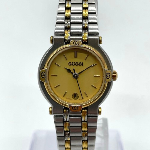 Gucci 9000l women white dial - 9000l, women's