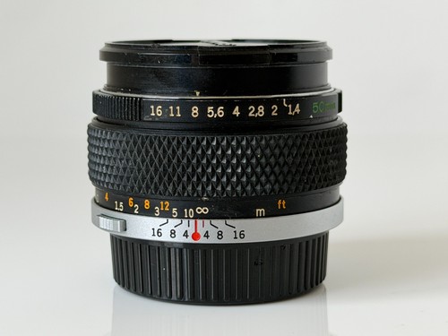 Olympus zuiko 50mm 1 - 50mm, f/1.4