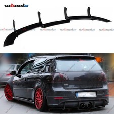 FOR VW GOLF MK5 R32 GLOSS BLACK REAR BUMPER SPOILER DIFFUSER SHARK FIN 2005-2008