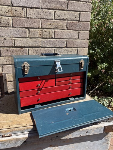Vintage engineering tools box - vintage,
