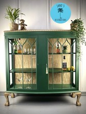 Green & Gold Vintage Glass