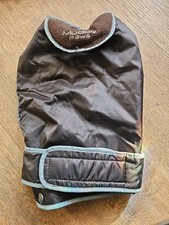Ancol Small Brown Muddy Paws Dog Coat.Length 12"