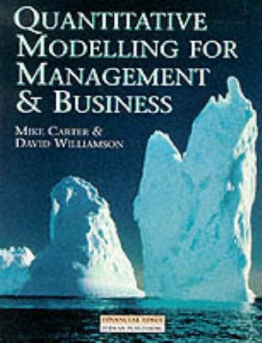 Quantitative modelling for - modelling,