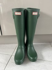 Hunter Green Wellies Tall