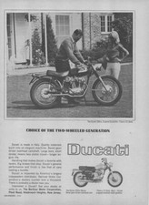 Print Ad 1966 Ducati 250 cc
