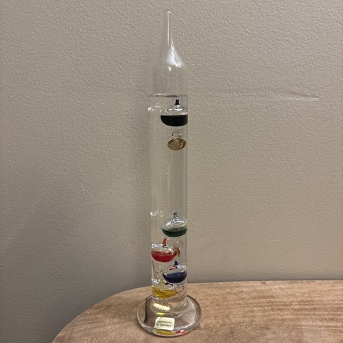 Vtg galileo thermometer - vtg, 11"
