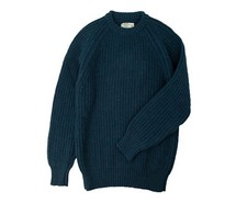 Chunky Wool Fisherman Crew Neck Jumper - Various Colours