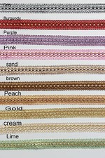 Braid Gimp Trim 20mm to 25mm wide Upholstery Craft Edging #1